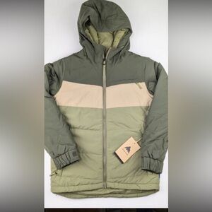 Youth Burton Olive Green Ropedrop Winter Jacket
